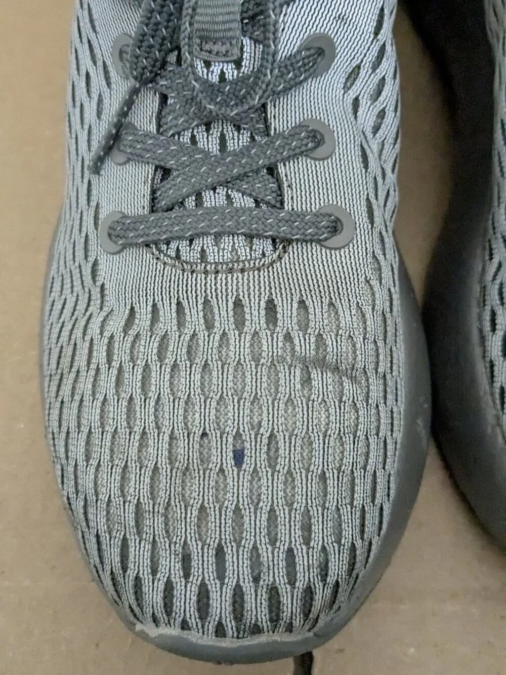 NOBULL Women Size 9 Men 7.5 Super Fabric Trainers Running Shoes Gray .